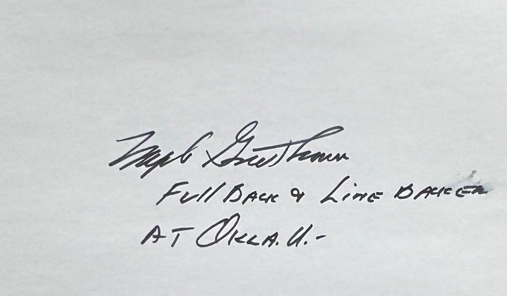 Myrle Greathouse - Oklahoma Sooners