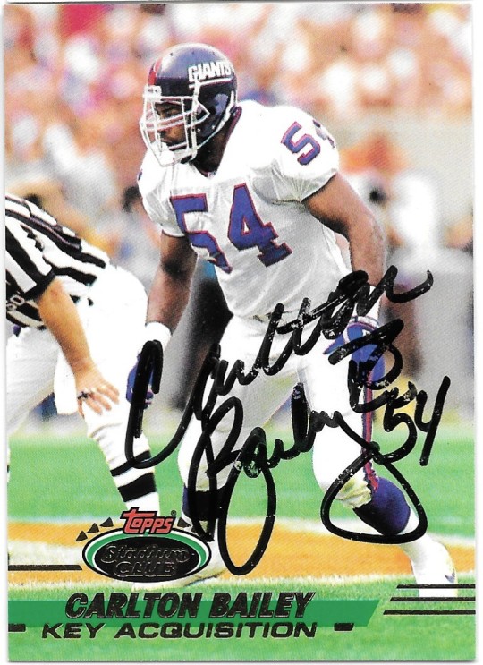 Carlton Bailey - New York Giants
