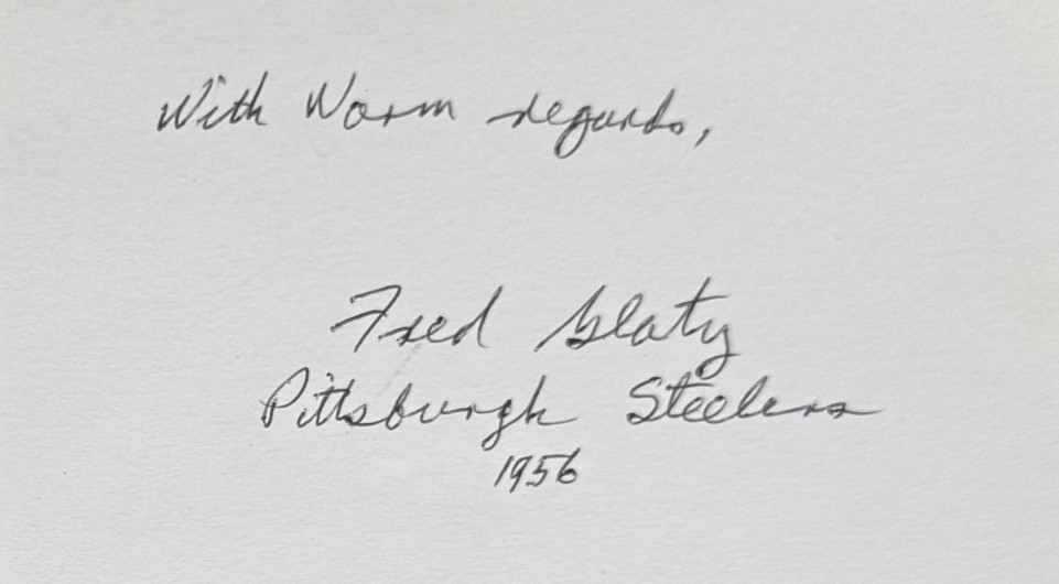 Fred Glatz - Pittsburgh Steelers