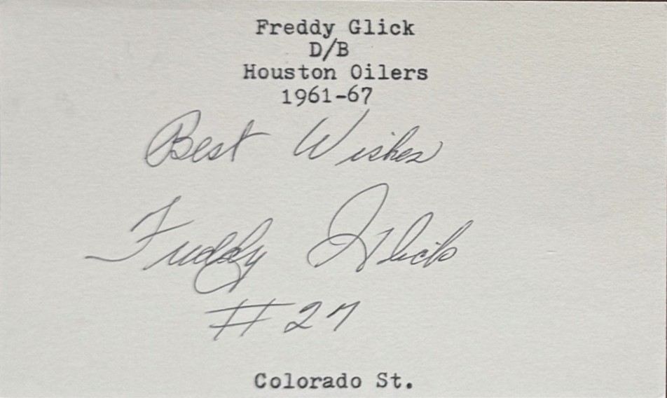 Freddy Glick - Chicago Cardinals