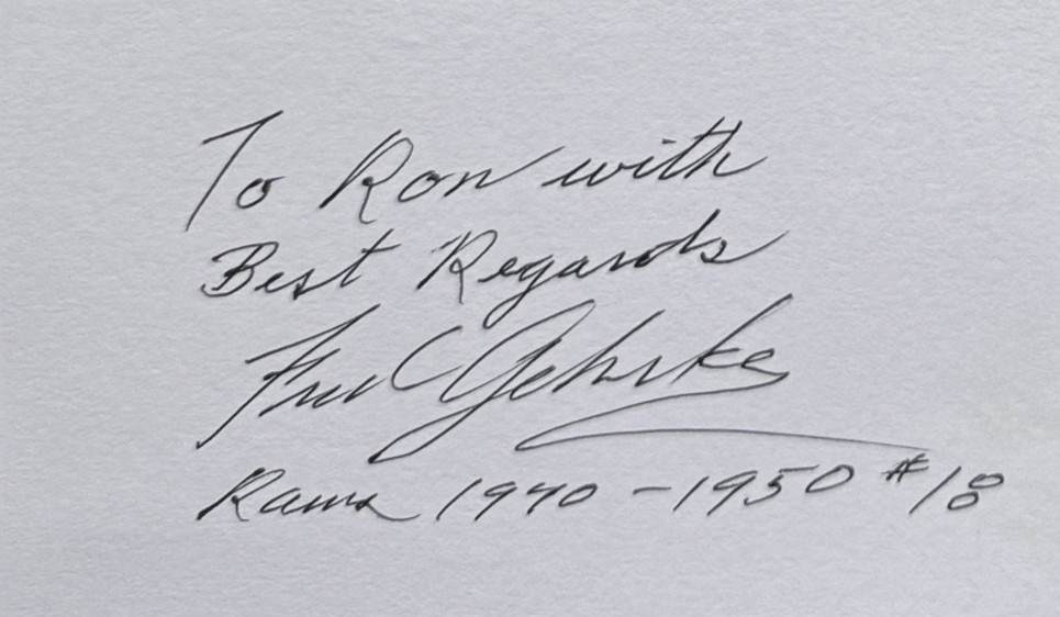 Fred Gehrke - Cleveland Rams