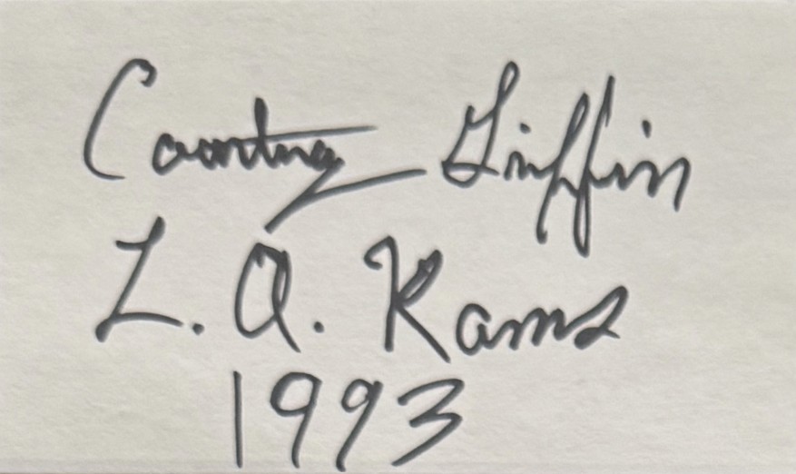 Courtney Griffin - Los Angeles Rams