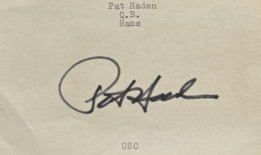 Pat Haden - Los Angeles Rams