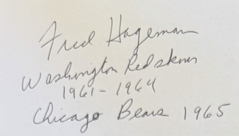 Fred Hageman - Washington Redskins
