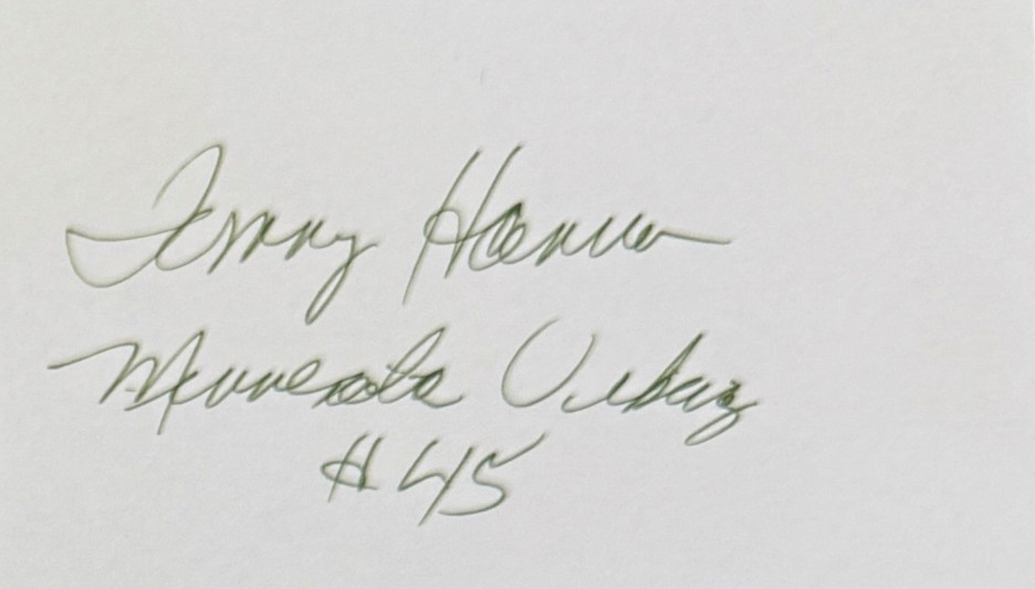 Tom Hannon - Minnesota Vikings