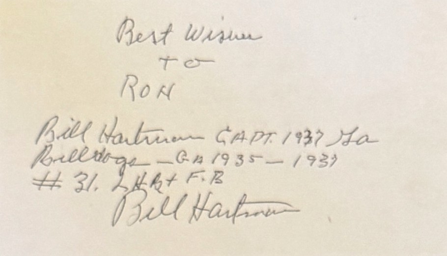 Bill Hartman - Washington Redskins