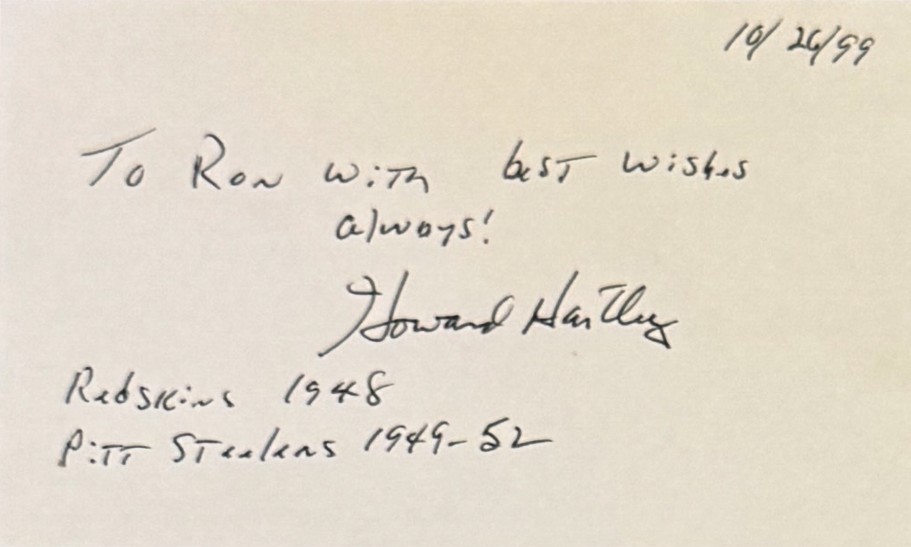 Howard Hartley - Washington Redskins