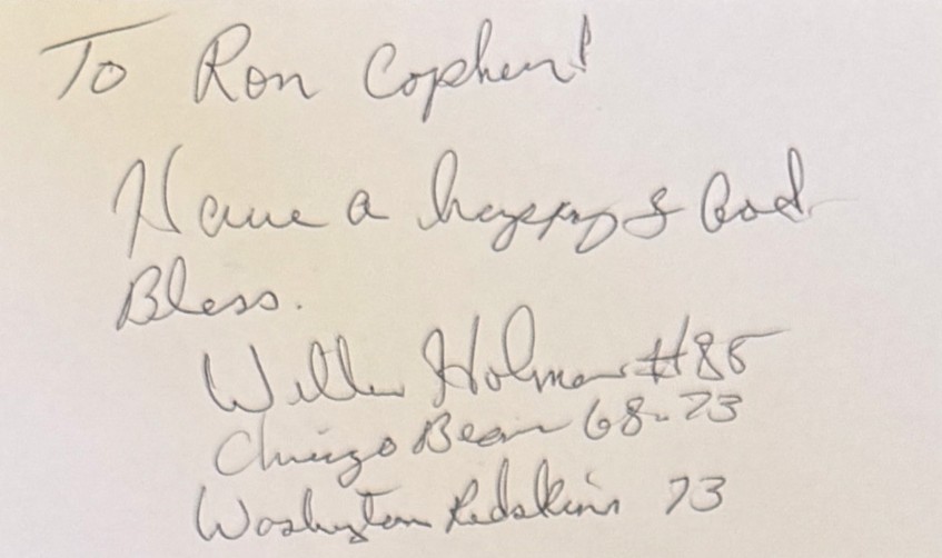 Willie Holman - Chicago Bears