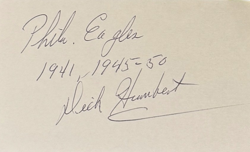 Dick Humbert - Philadelphia Eagles