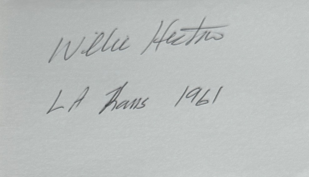Willie Hector - Los Angeles Rams