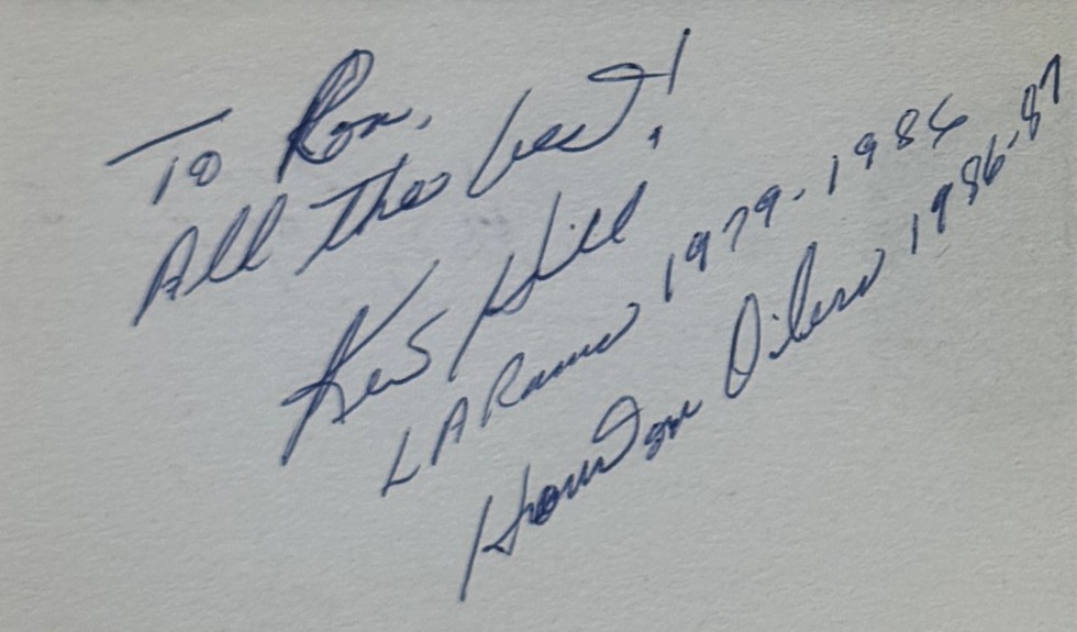 Kent Hill - Los Angeles Rams