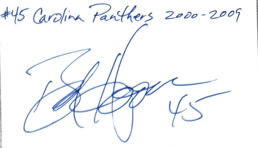 Brad Hoover - Carolina Panthers