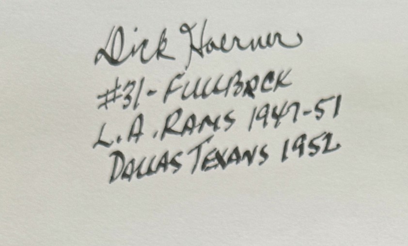 Dick Hoerner - Los Angeles Rams
