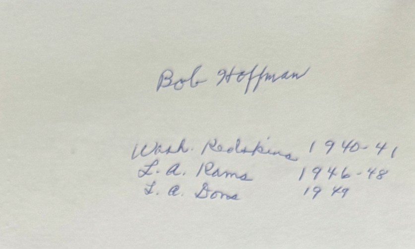 Bob Hoffman - Washington Redskins