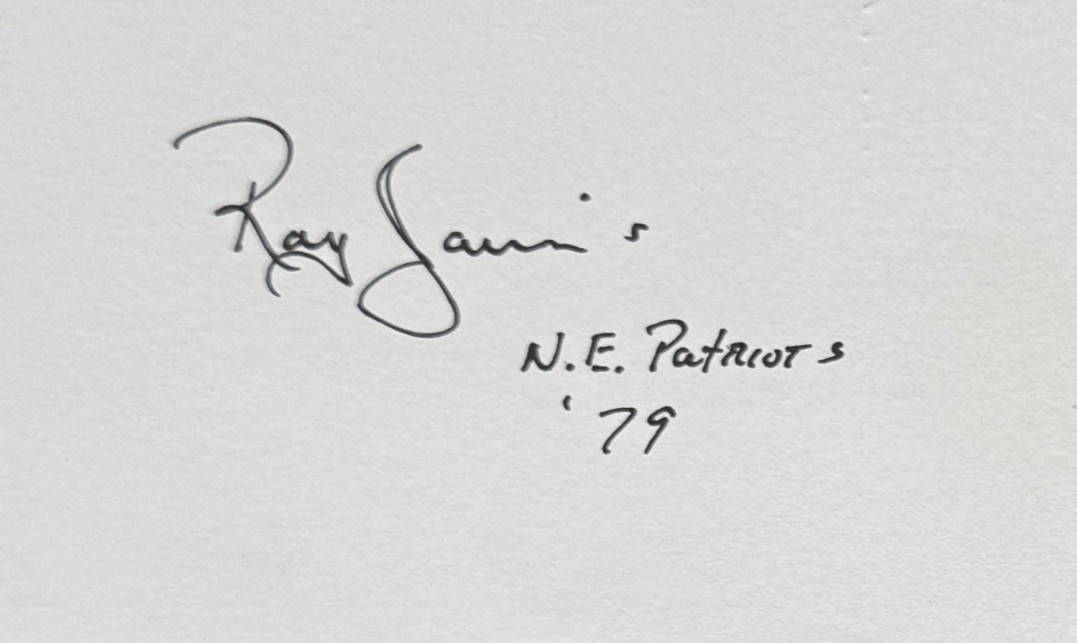 Ray Jarvis - New England Patriots