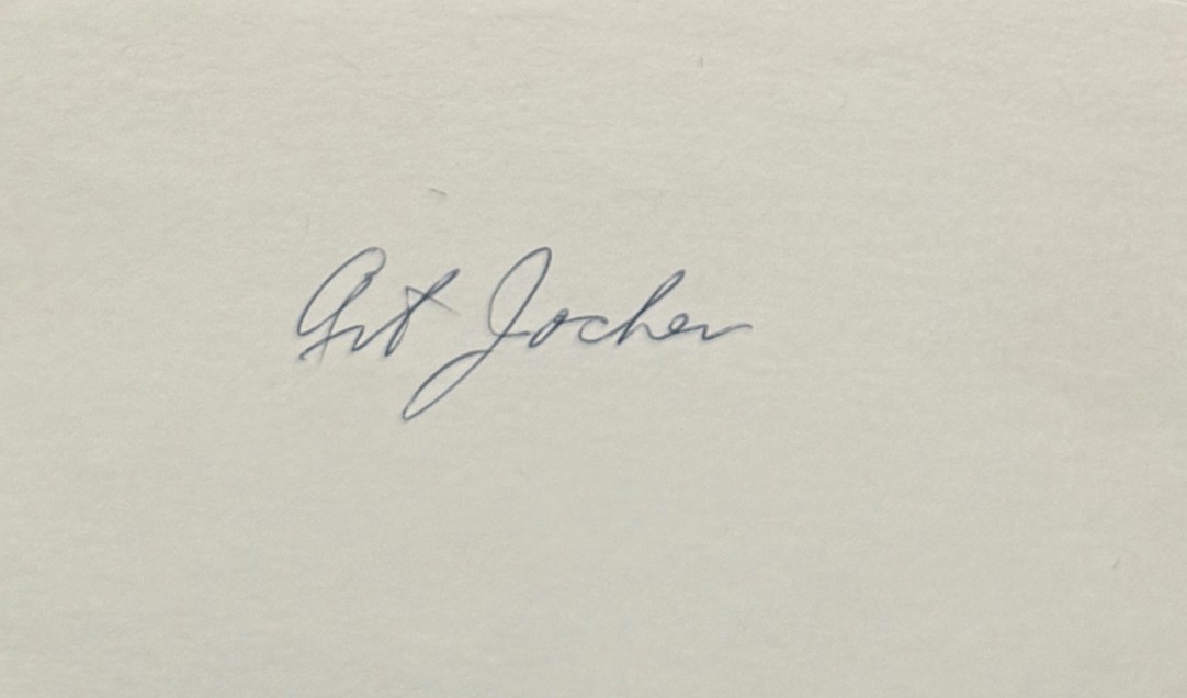 Art Jocher - Brooklyn Dodgers