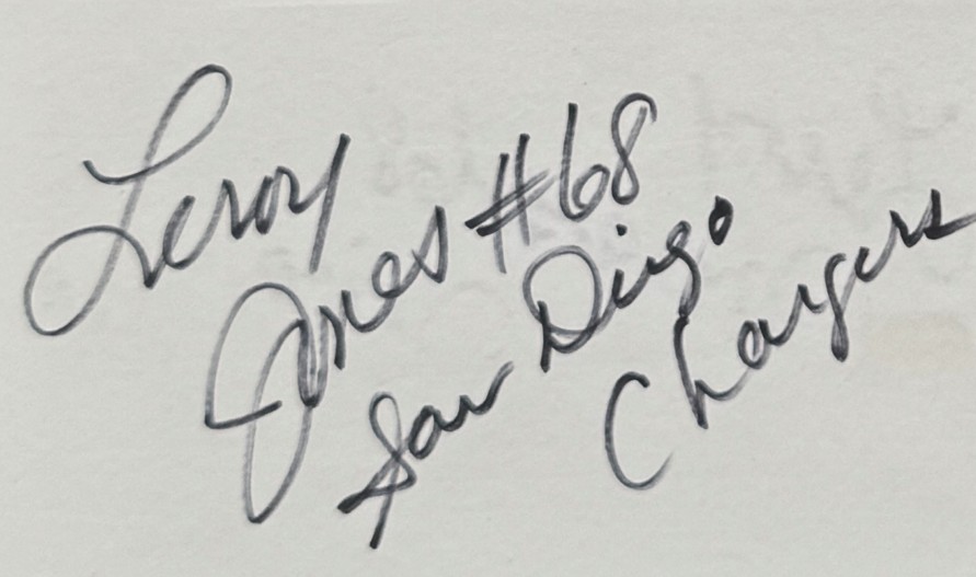 Leroy Jones - San Diego Chargers