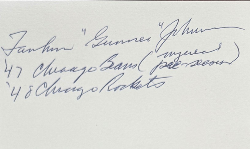 Farnham Johnson - Chicago Rockets