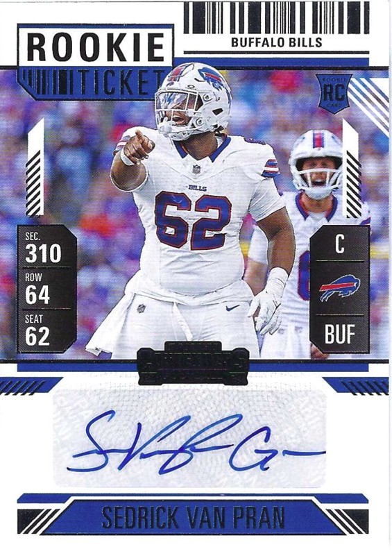 Sedrick Van Pran - Buffalo Bills