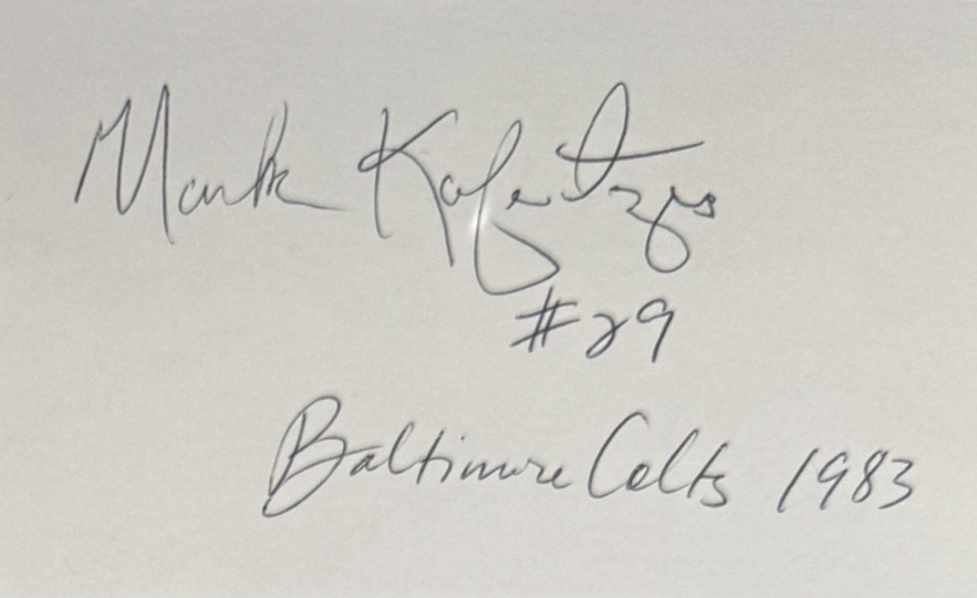 Mark Kafentzis - Cleveland Browns