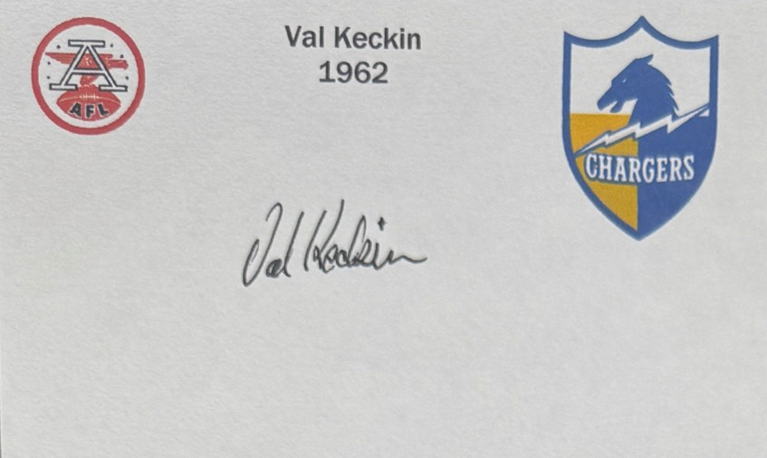 Val Kecklin - San Diego Chargers