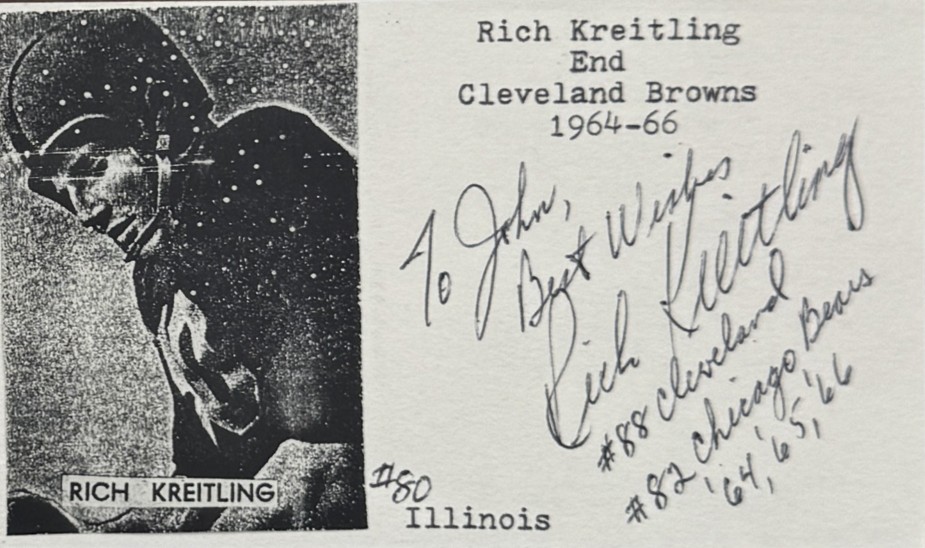 Rich Kreitling - Cleveland Browns