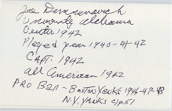 Joe Domnanovich - Boston Yanks