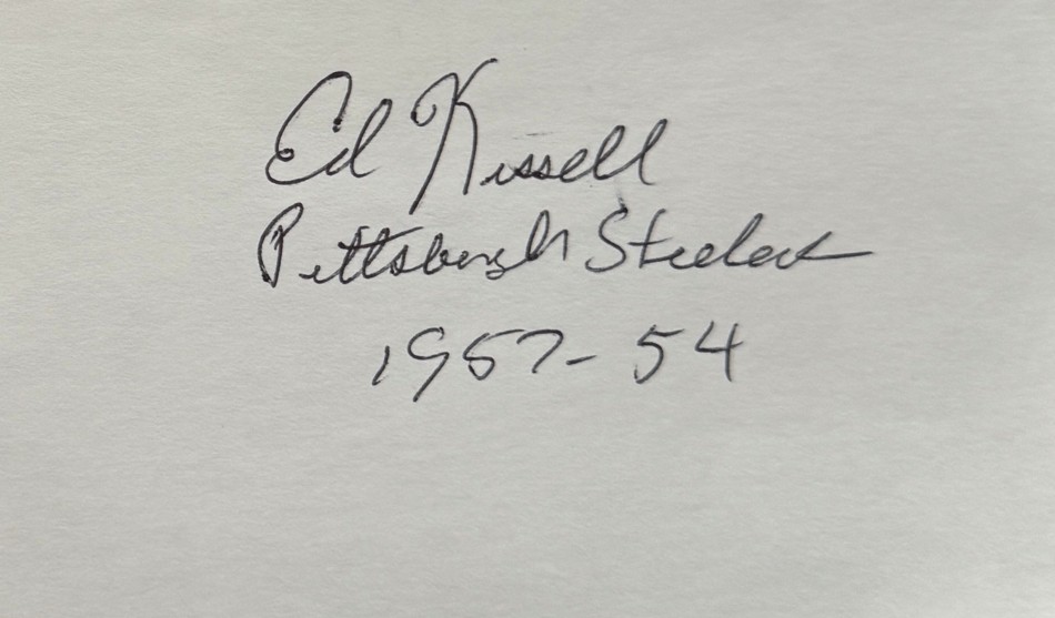 Ed Kissel - Pittsburgh Steelers
