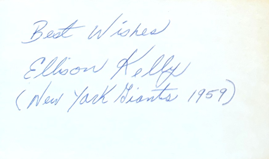 Ellison Kelly - New York Giants