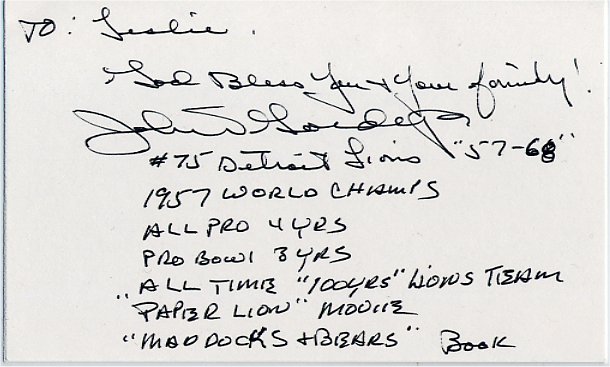 John Gordy - Detroit Lions