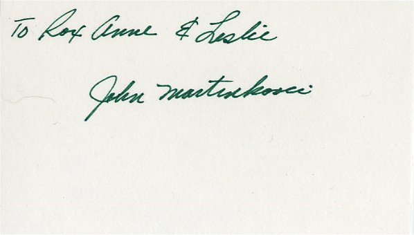 John Martinkovic - Green Bay Packers