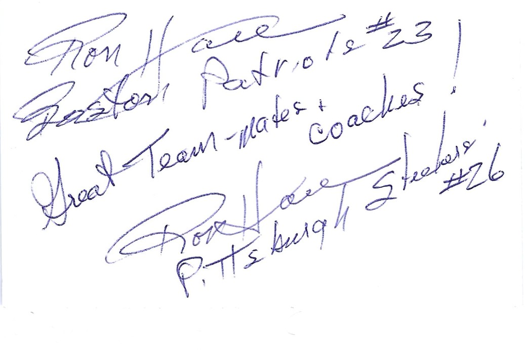 Ron Hall - Boston Patriots