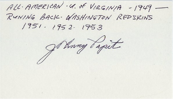 Johnny Papit - Washington Redskins