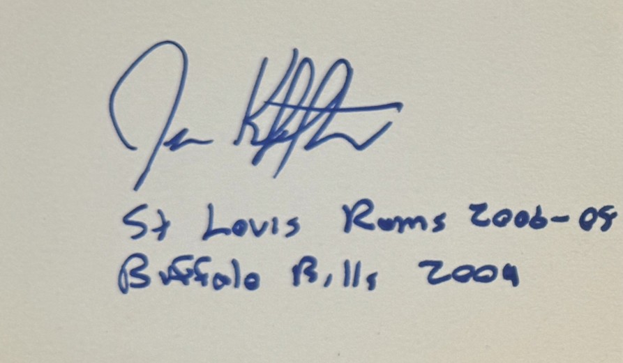 Joe Klopfenstein - St Louis Rams