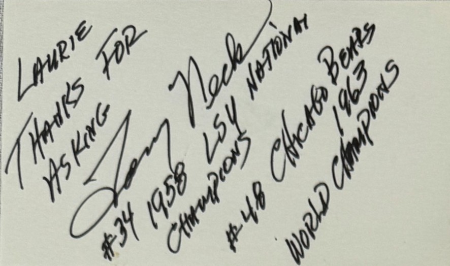 Tommy Neck - Chicago Bears