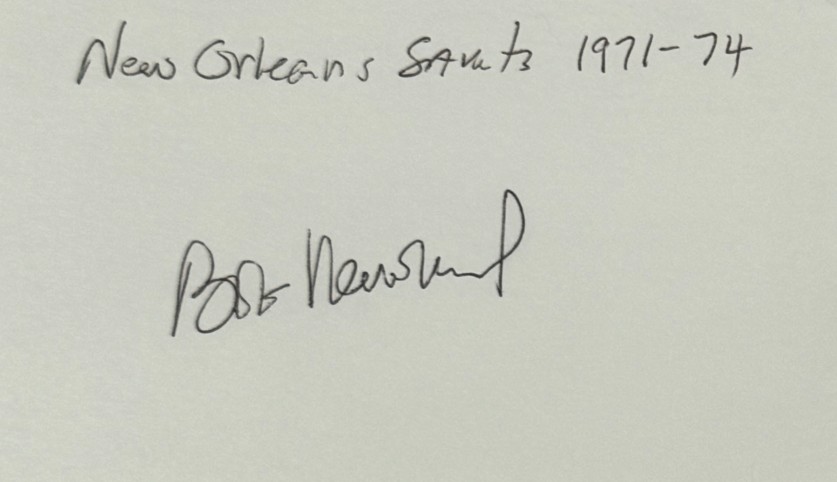 Bob Newland - New Orleans Saints