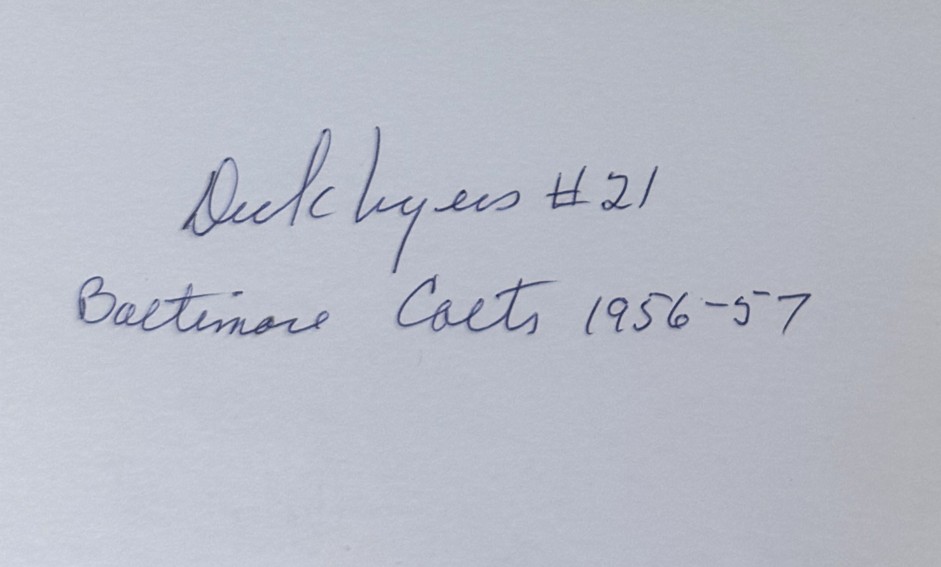 Dick Nyers - Baltimore Colts
