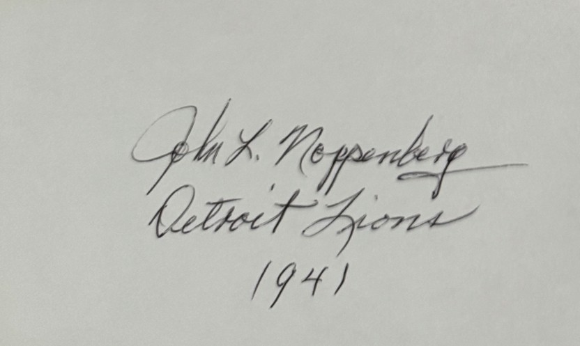 John Noppenberg - Detroit Lions