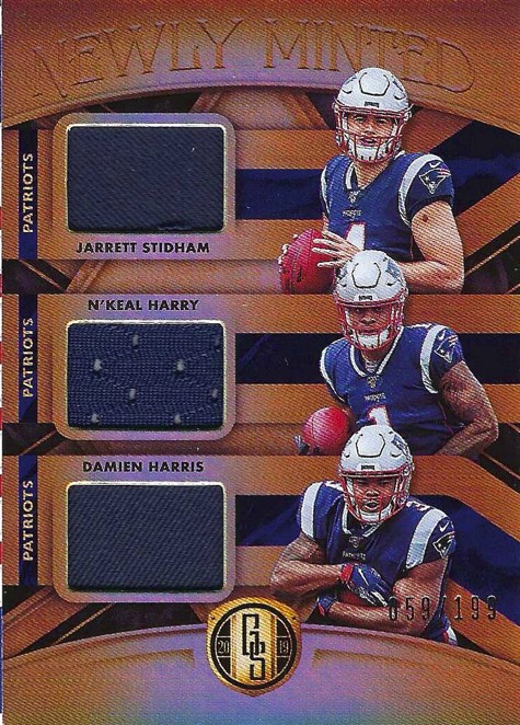 Damien Harris, Nkeal Harry, Jarret Stidham - New England Patriots