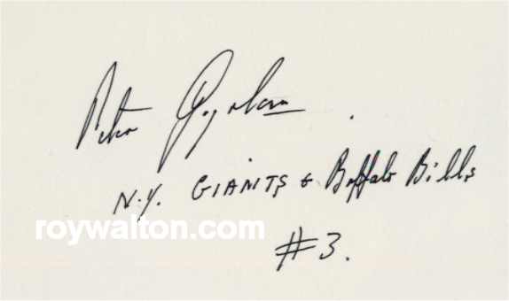 Pete Gogolak - Buffalo Bills