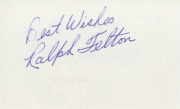Ralph Felton - Washington Redskins