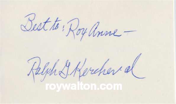 Ralph Kercheval - Brooklyn Dodgers