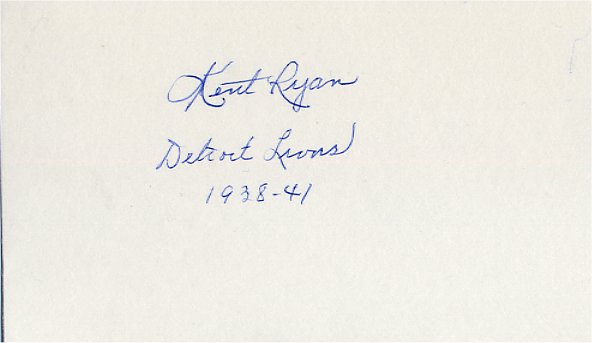 Rip Ryan - Detroit Lions