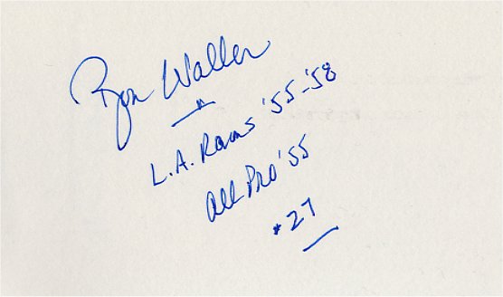 Ron Waller - Los Angeles Rams