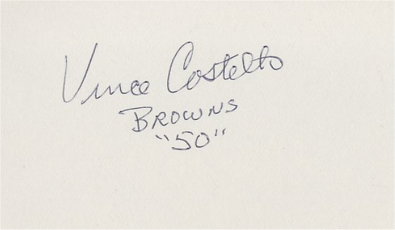 Vince Costello - Cleveland Browns