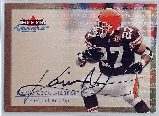 Karim Abdul~Jabar - Cleveland Browns