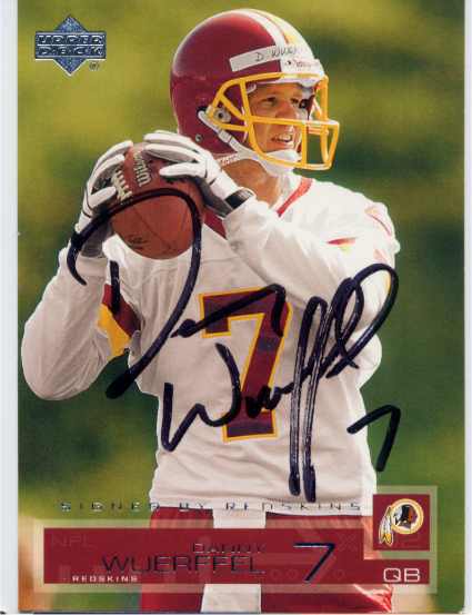 Danny Wuerffel Heisman - Washington Redskins
