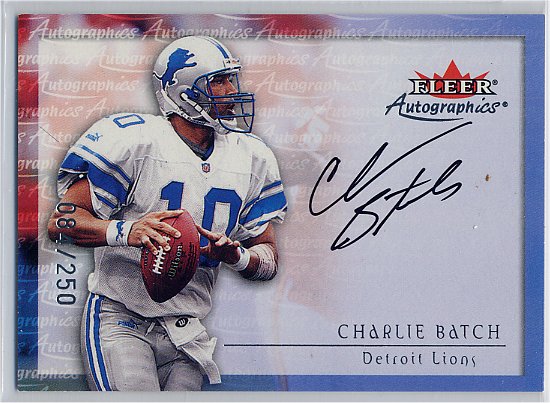 Charlie Batch - Detroit Lions