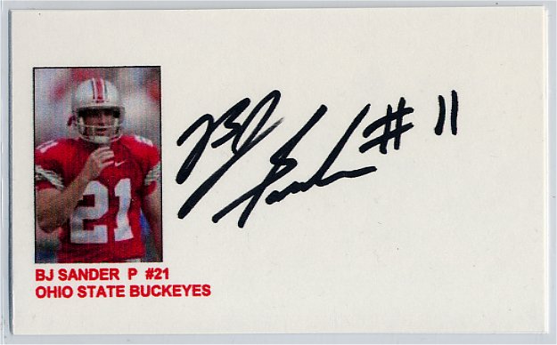 B.J. Sander - Ohio State Buckeyes