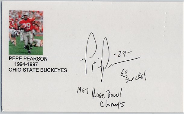 Pepe Pearson - Ohio State Buckeyes